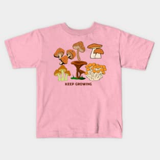 various kinds of mushrooms Kids T-Shirt